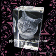 Alta qualidade 3D Laser Crystal Gift